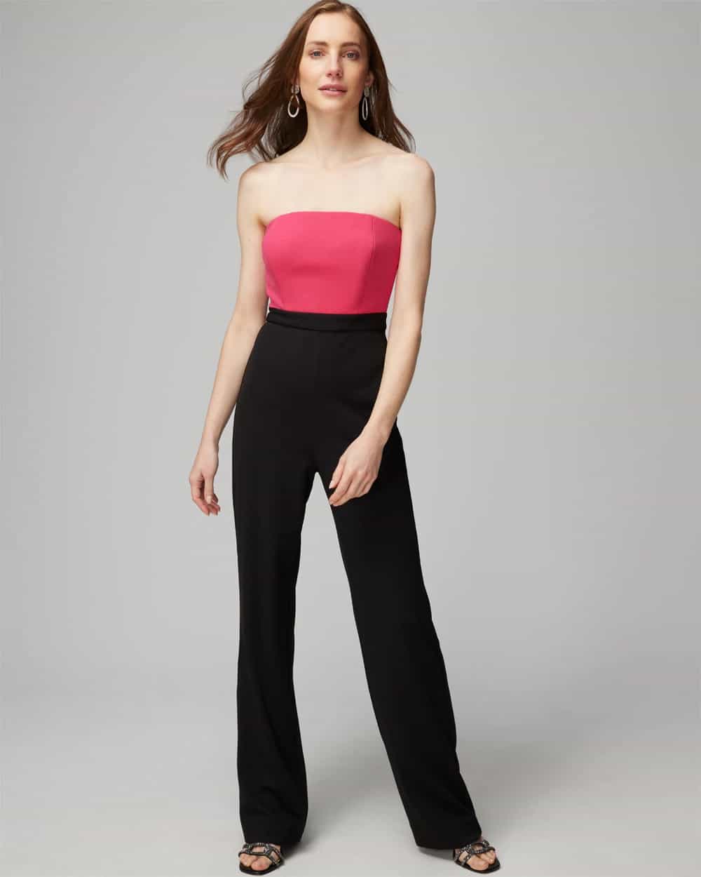 White house black market petite jumpsuit hotsell
